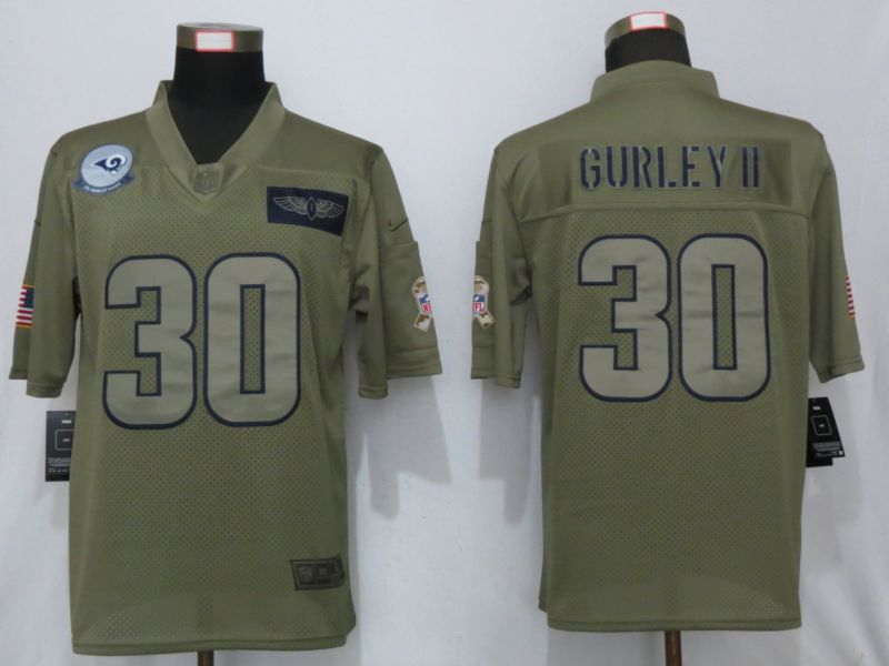 Men St.Louis Rams #30 Gurley ii Nike Camo 2019 Salute to Service Limited NFL Jerseys->los angeles rams->NFL Jersey